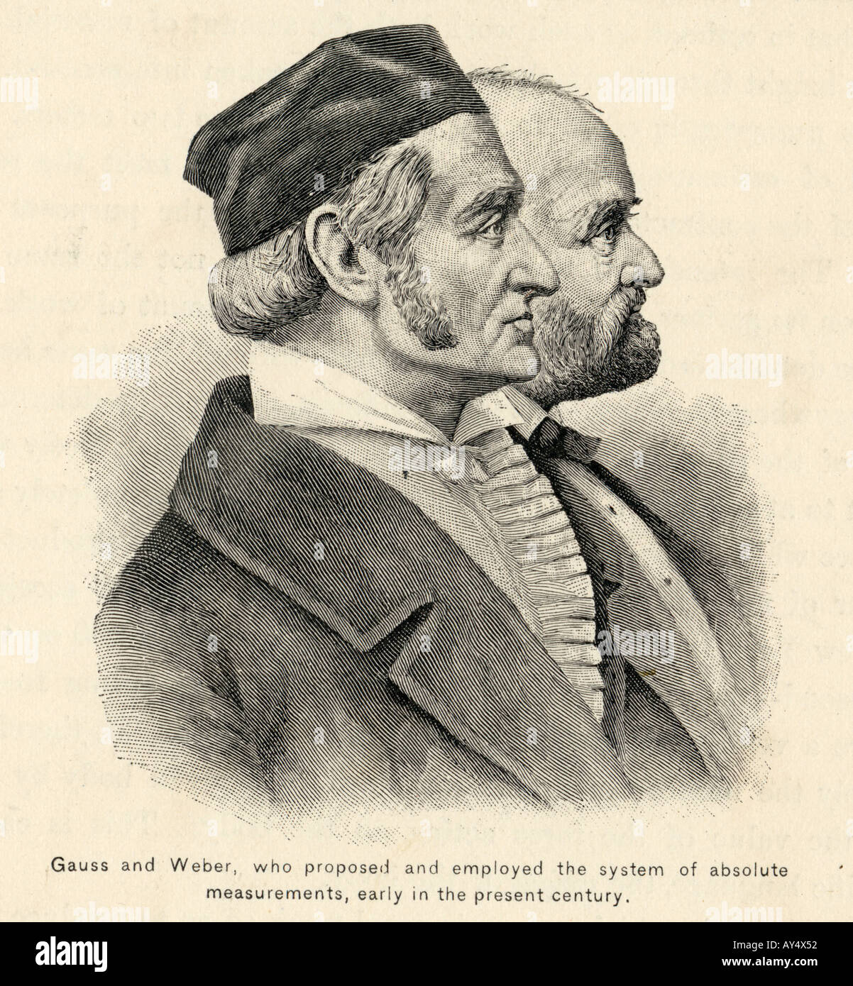 Gauss And Weber Stock Photo