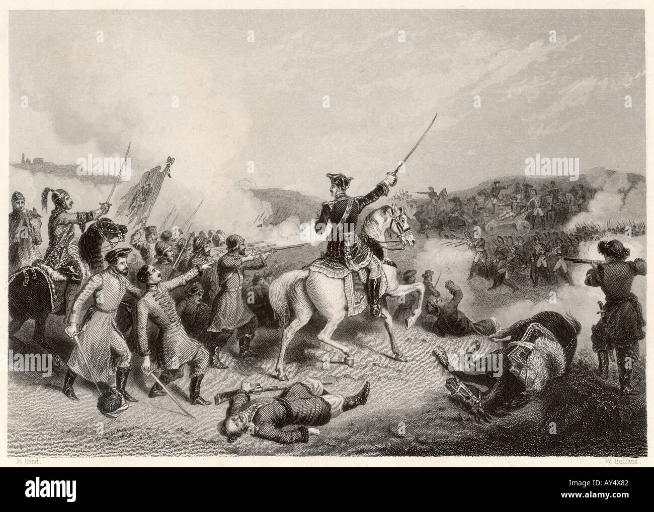 Battle Of Poltava 1709 Stock Photo - Alamy