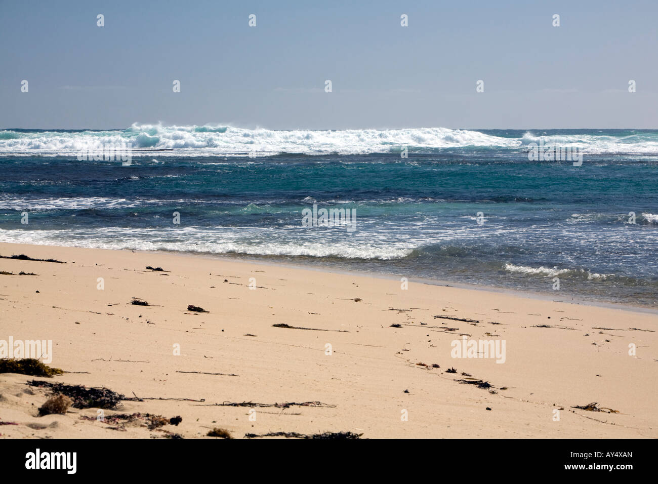 Beach coastline at Prevelly Park Beach, margaret river region,western australia Stock Photo