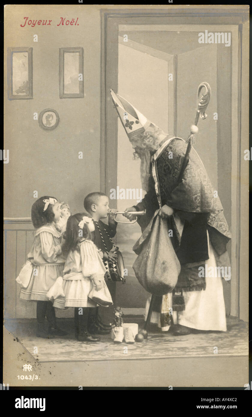 Saint nicolas and children hi-res stock photography and images - Alamy