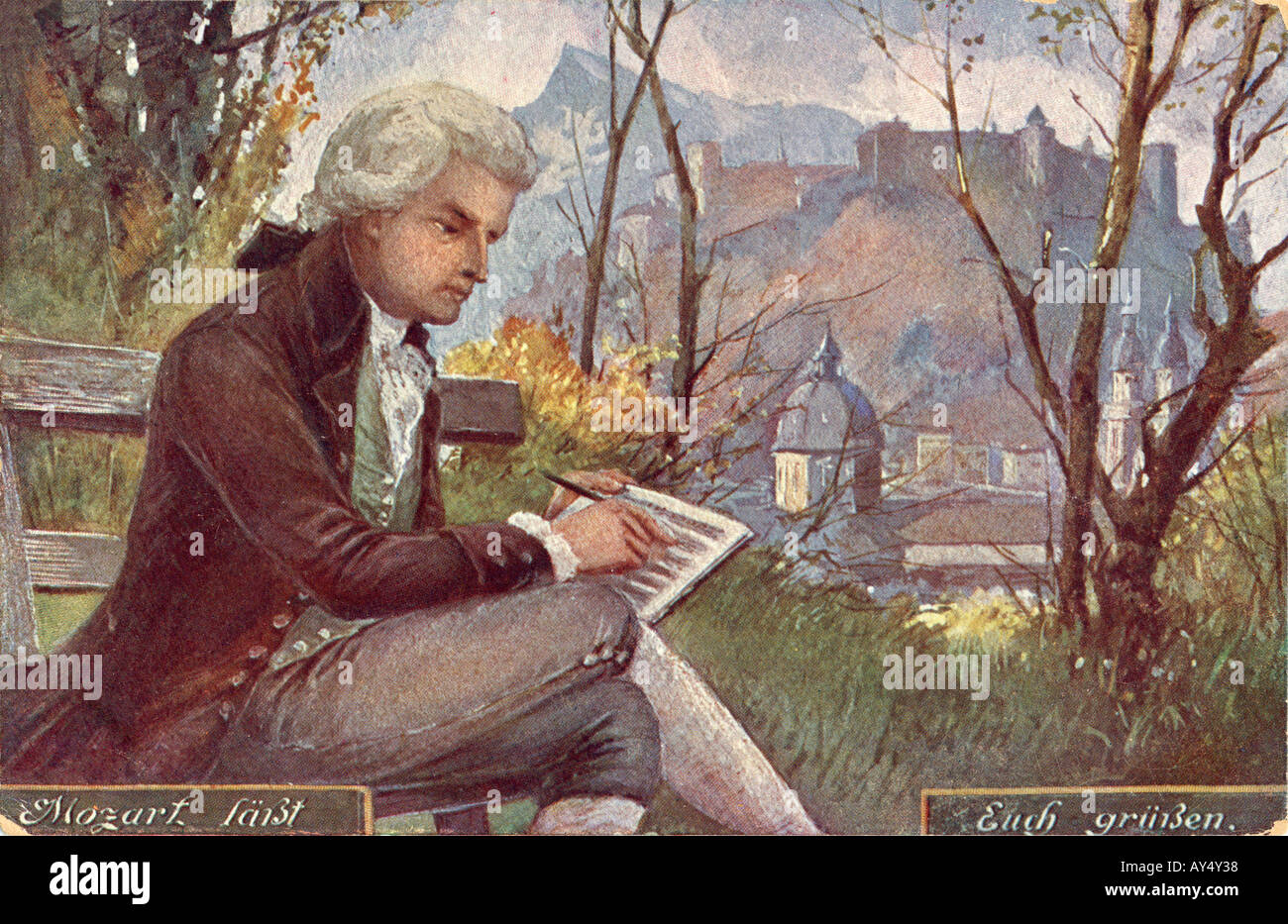 Wolfgang amadeus work hi-res stock photography and images - Alamy