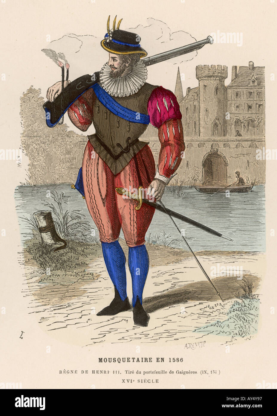 A french musketeer hi-res stock photography and images - Alamy