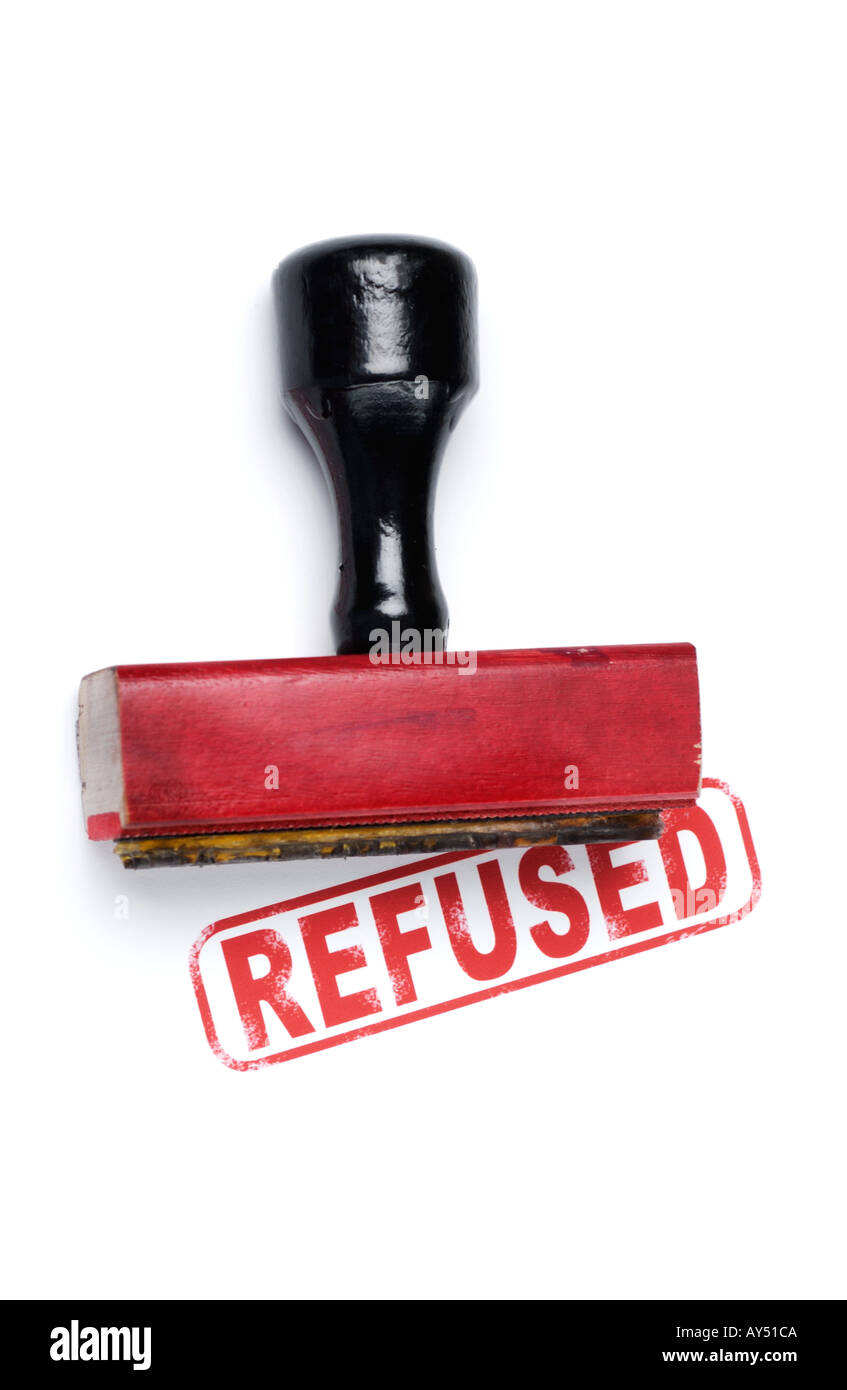 Refused stamp hi-res stock photography and images - Alamy