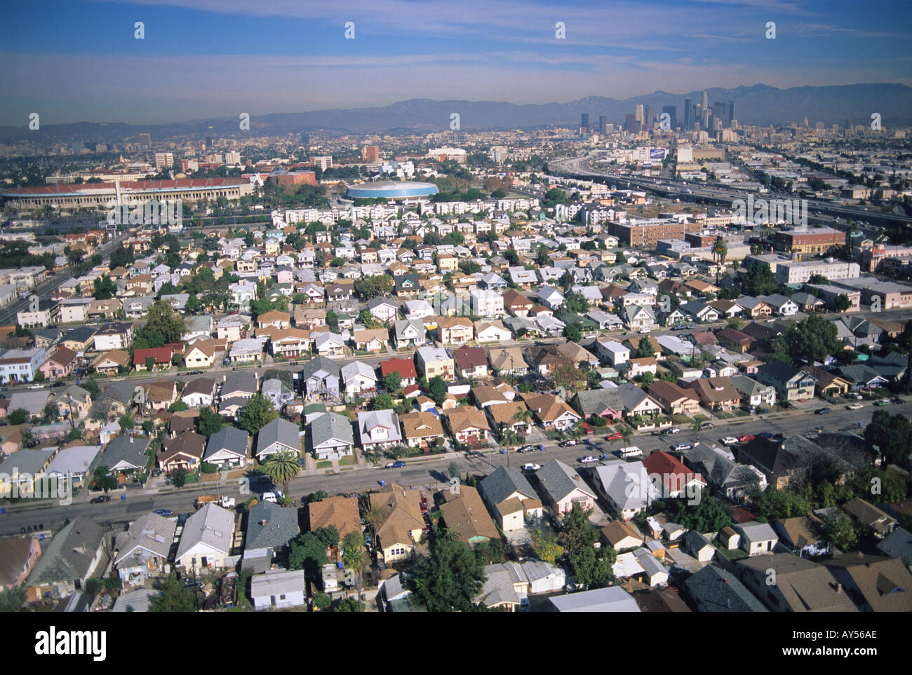 South central Los Angeles California Stock Photo Alamy