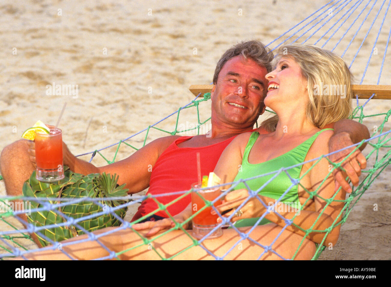 Warm sky relaxing resort beach hi-res stock photography and images - Alamy
