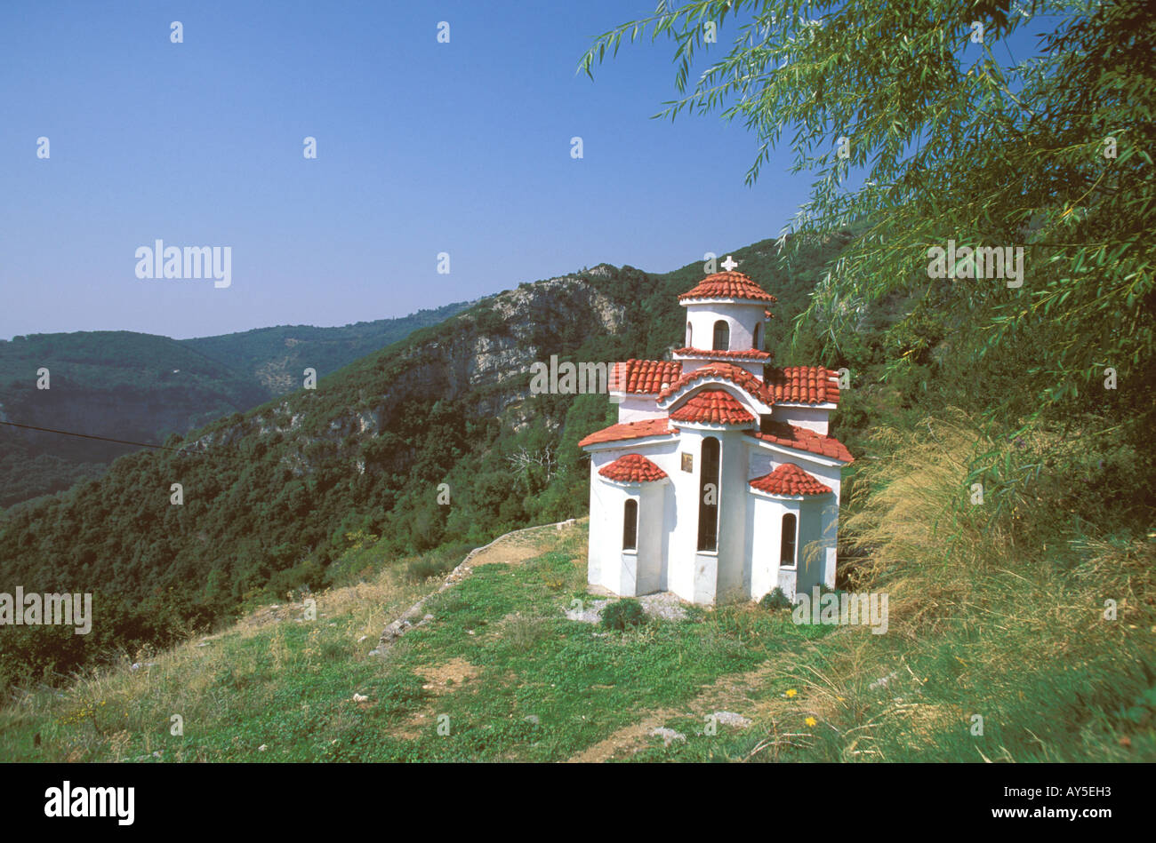 Greece Thessalie Pelion Millies Agios Demetrios Stock Photo Alamy