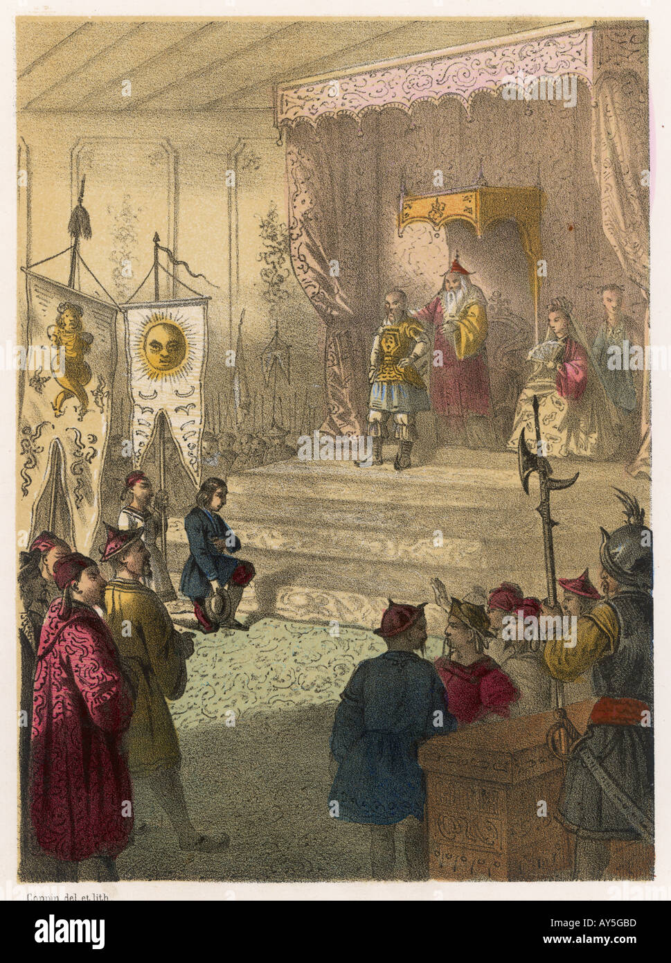 Gulliver In Luggnagg Stock Photo Alamy