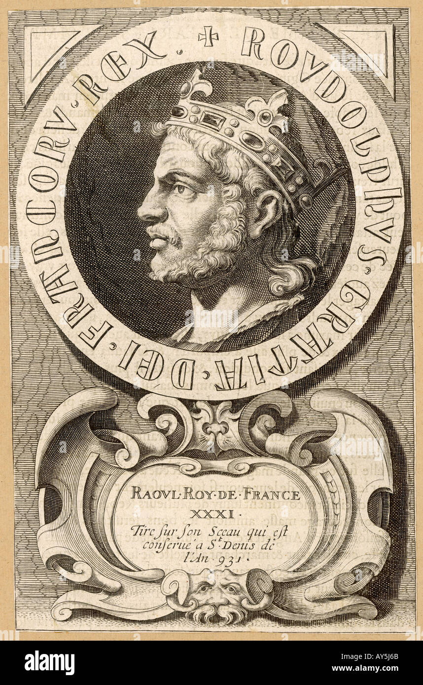 Raoul King Of France Stock Photo Alamy