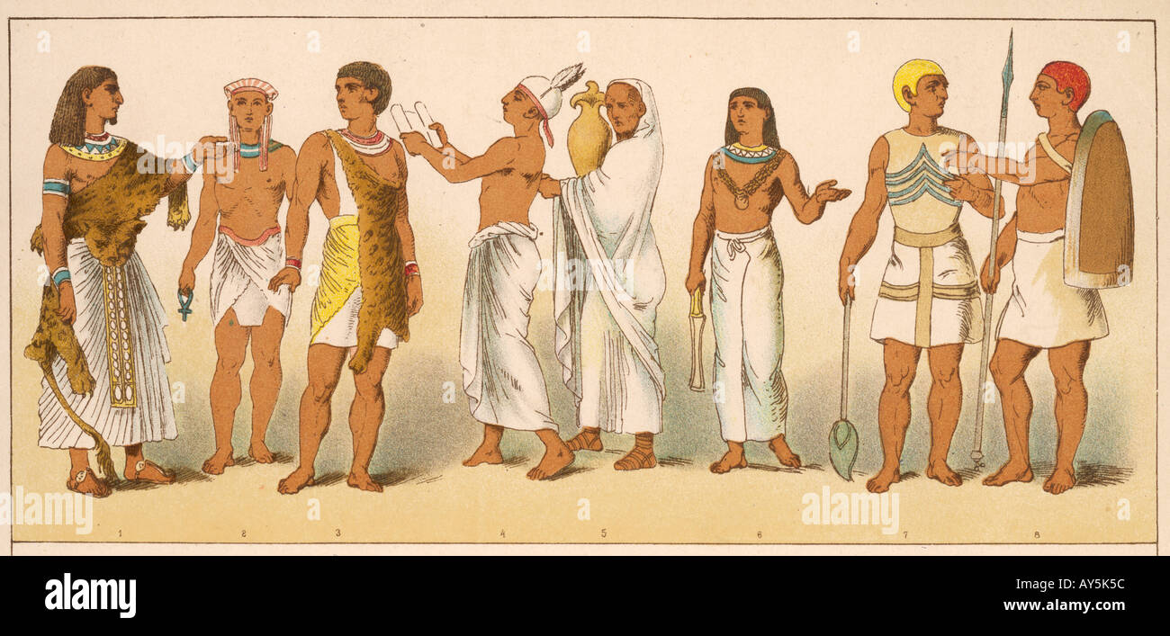 Egyptian Priests Stock Photo: 5549915 - Alamy