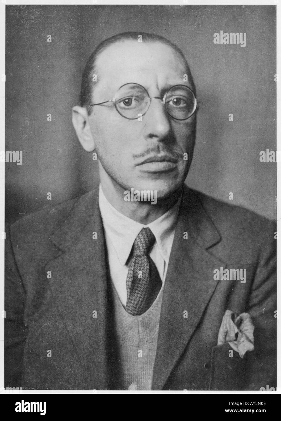 Igor Stravinsky Stock Photo