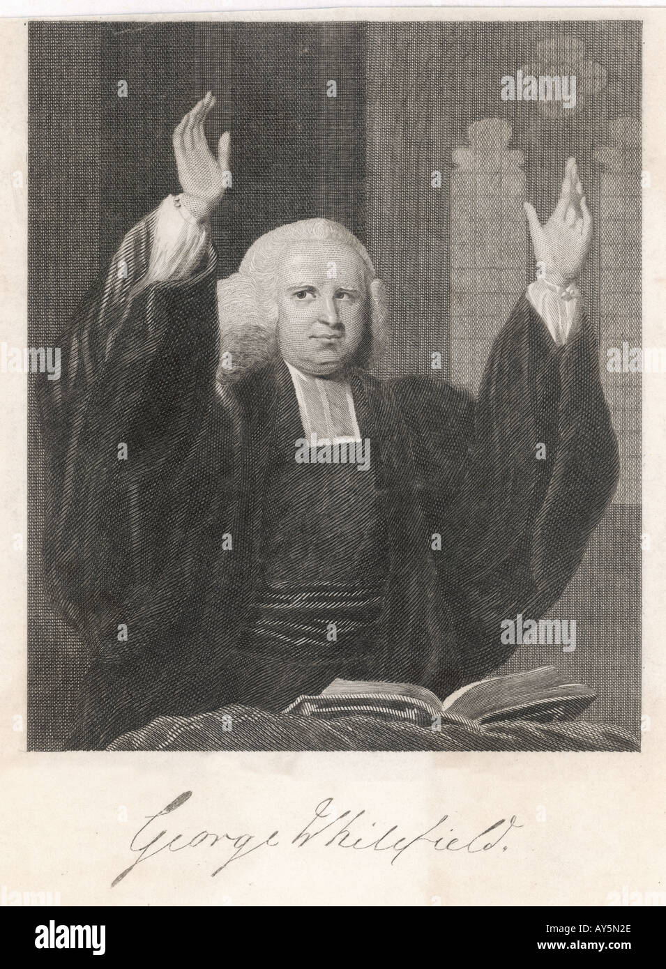 George Whitefield Anon Stock Photo