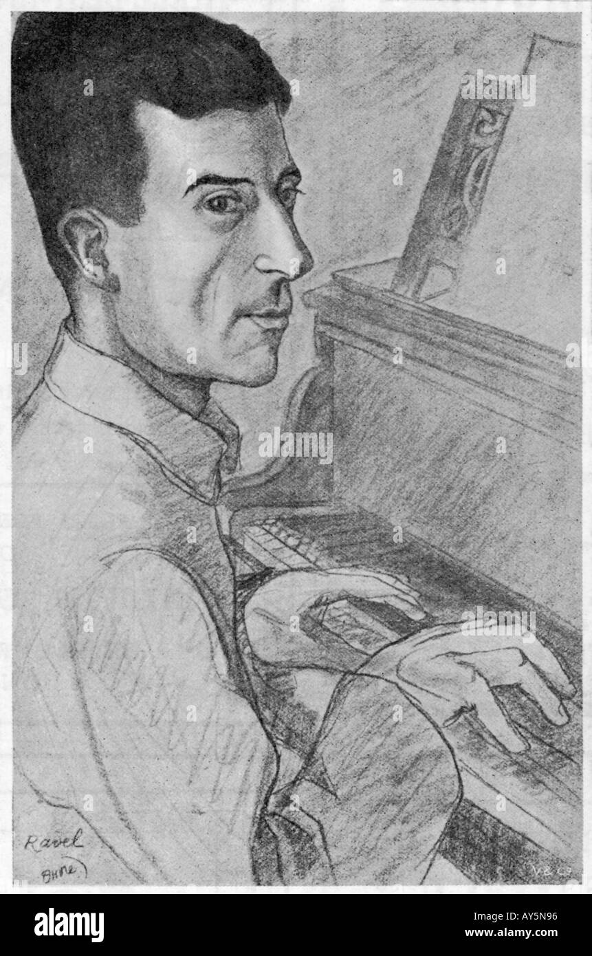Maurice Ravel Ouvre Stock Photo