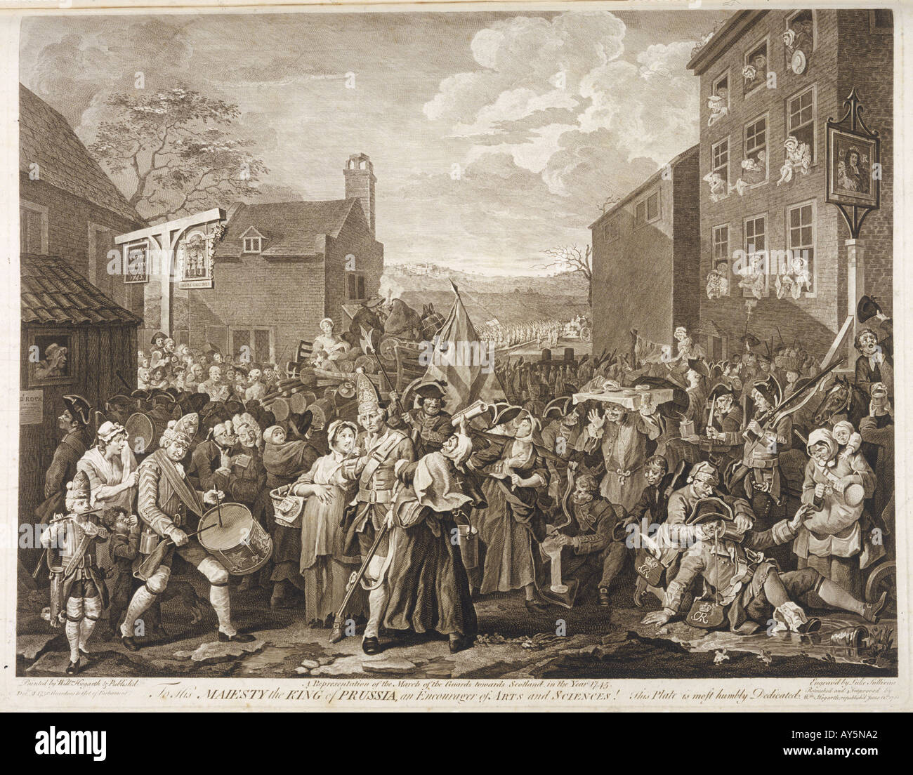 Events Britain 1745 Rebe - Stock Image
