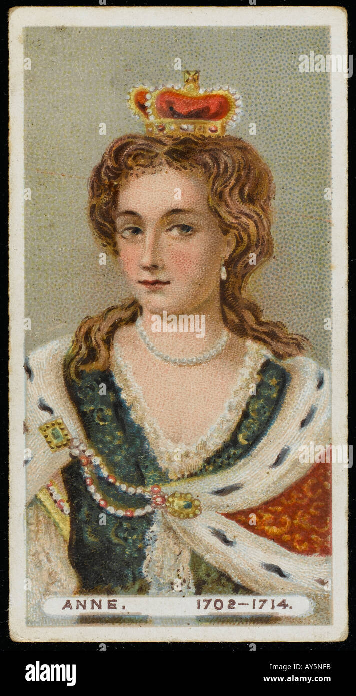 Queen Anne Wills Cig Stock Photo Alamy