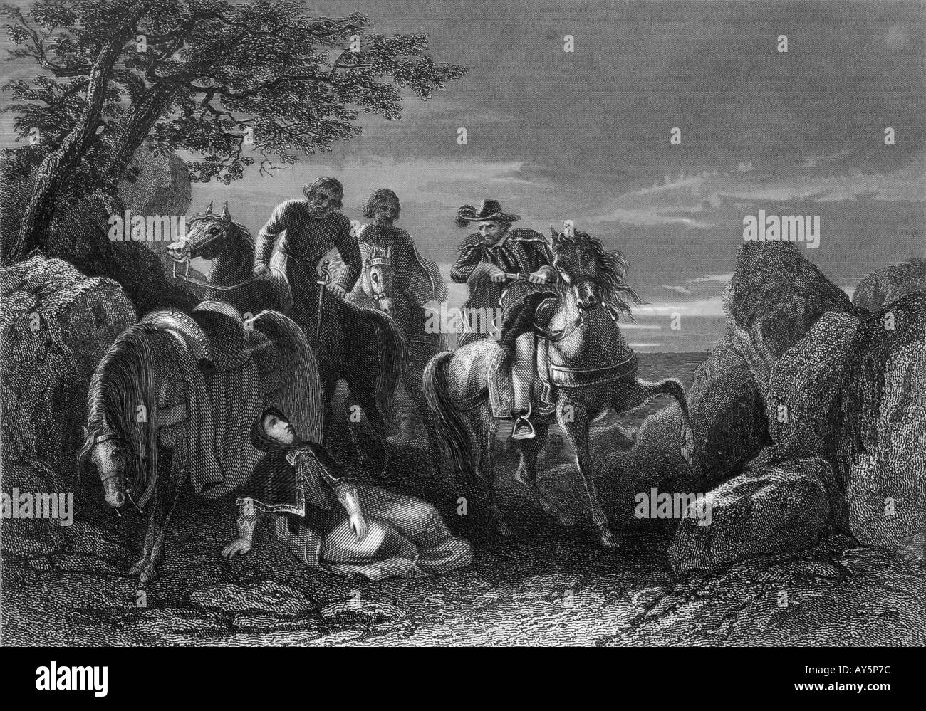 Flight Of Earl Of Tyrone Stock Photo Alamy