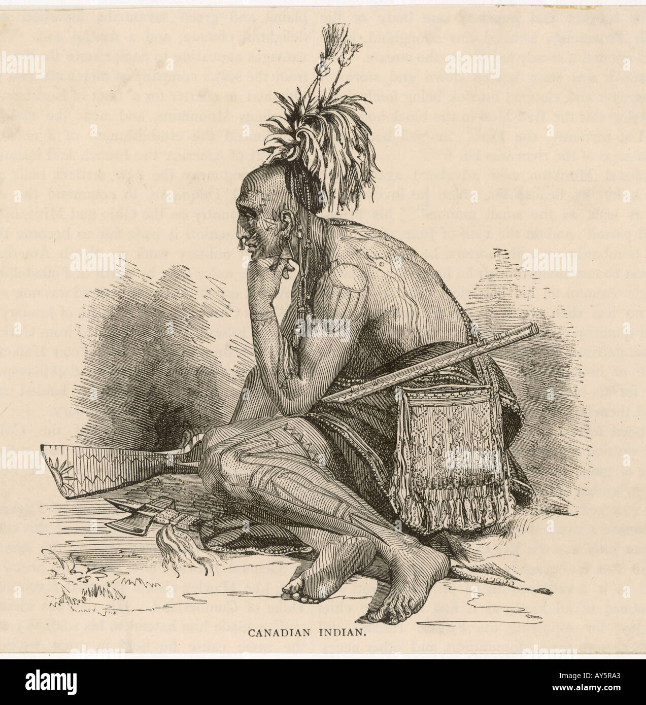 Iroquois warrior hi-res stock photography and images - Alamy