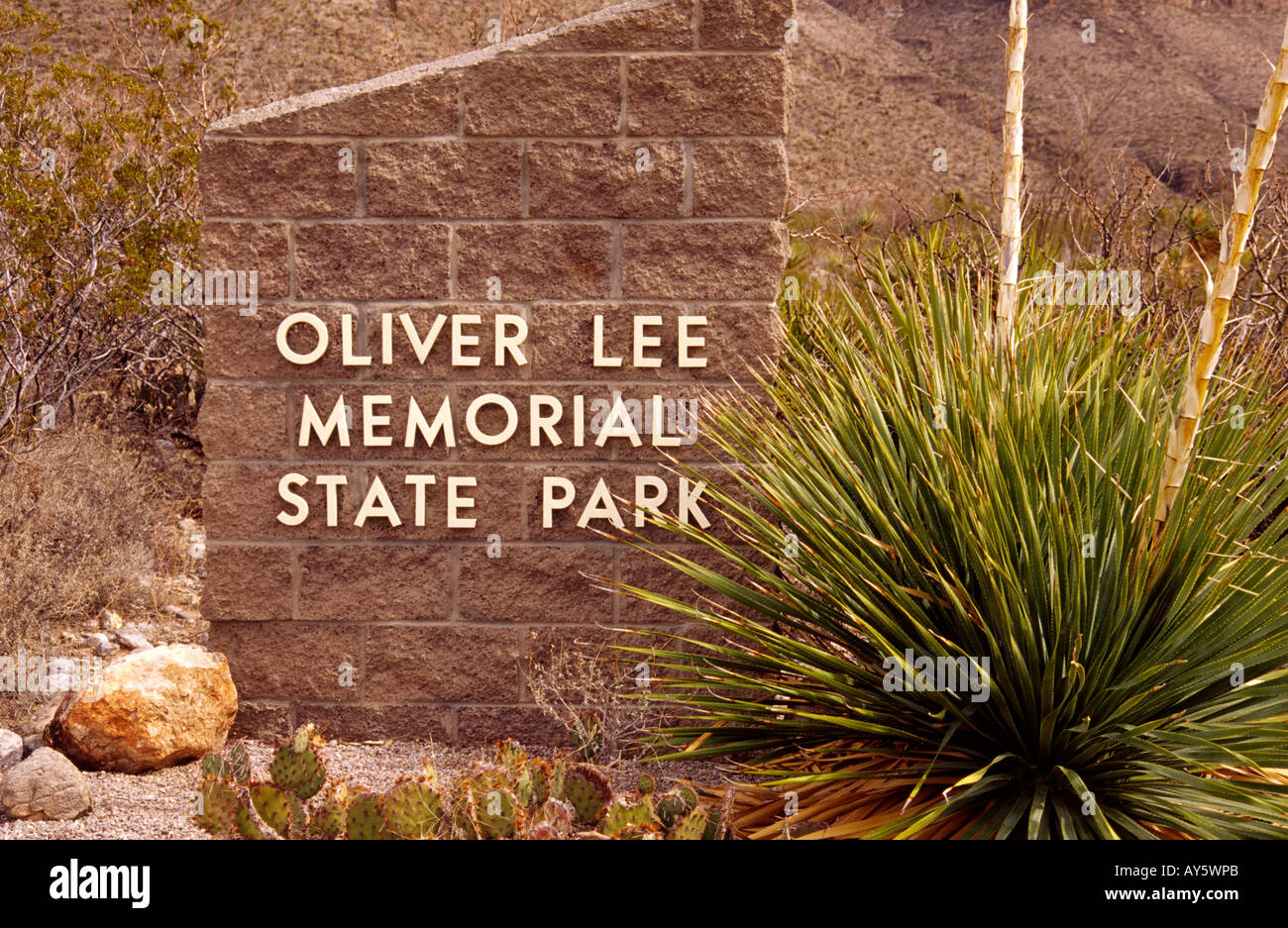 Oliver lee memorial state park hi-res stock photography and images - Alamy
