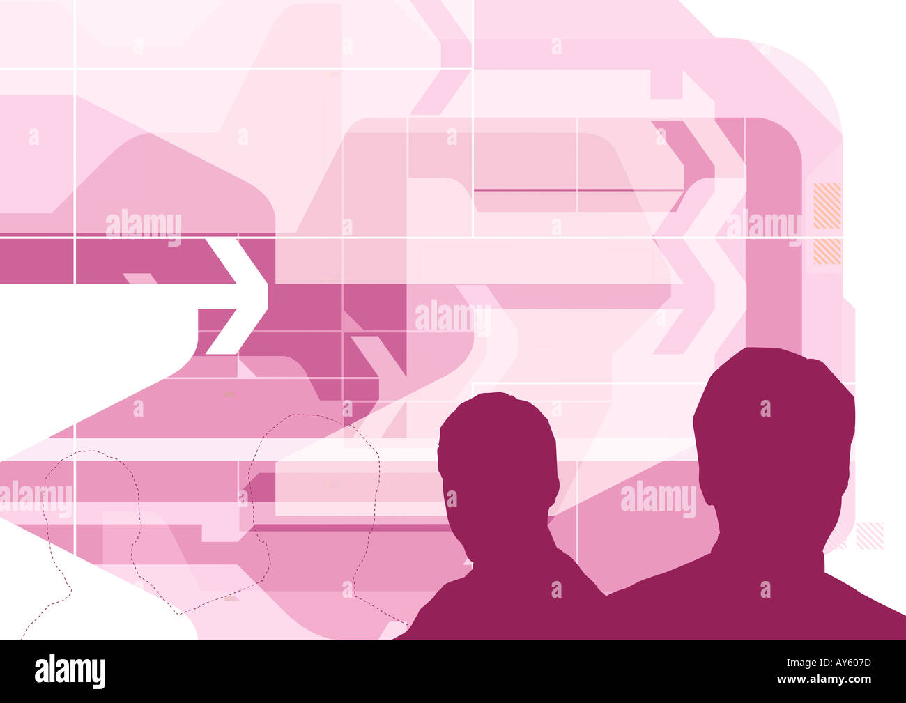 Businessmen icon design Stock Photo