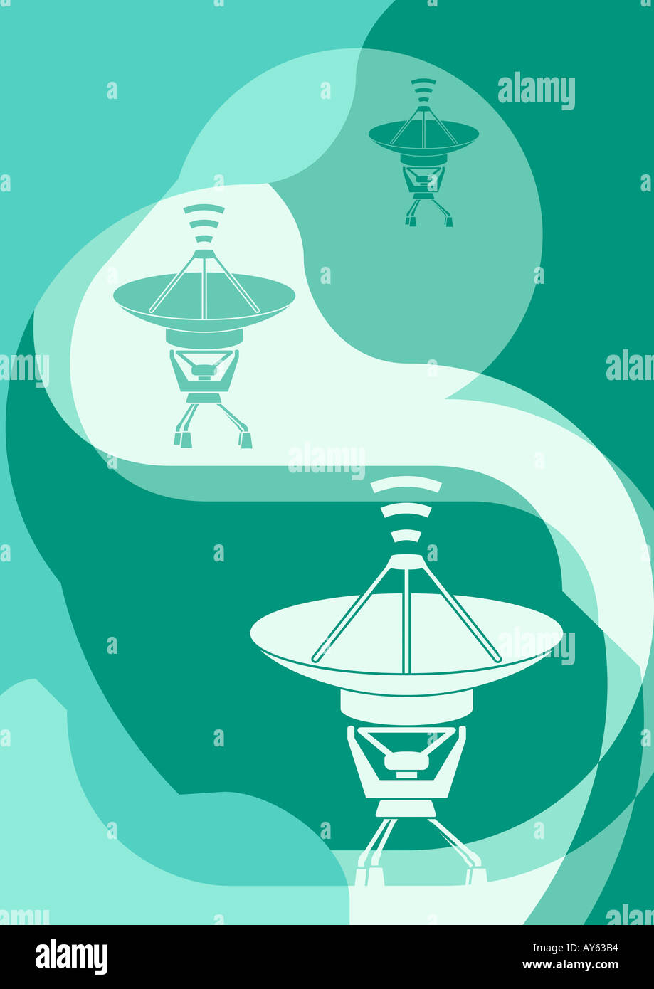 iconic satellite dish design Stock Photo Alamy