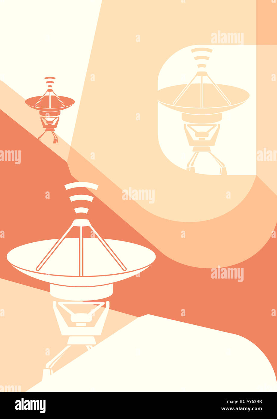 iconic satellite dish design Stock Photo Alamy