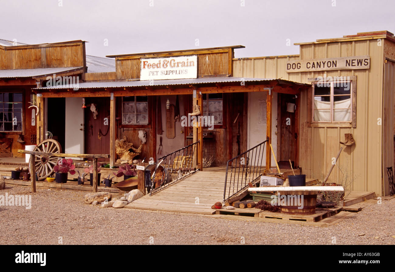 The old general store, at Oliver Lee Memorial State Park and Dog Canyon