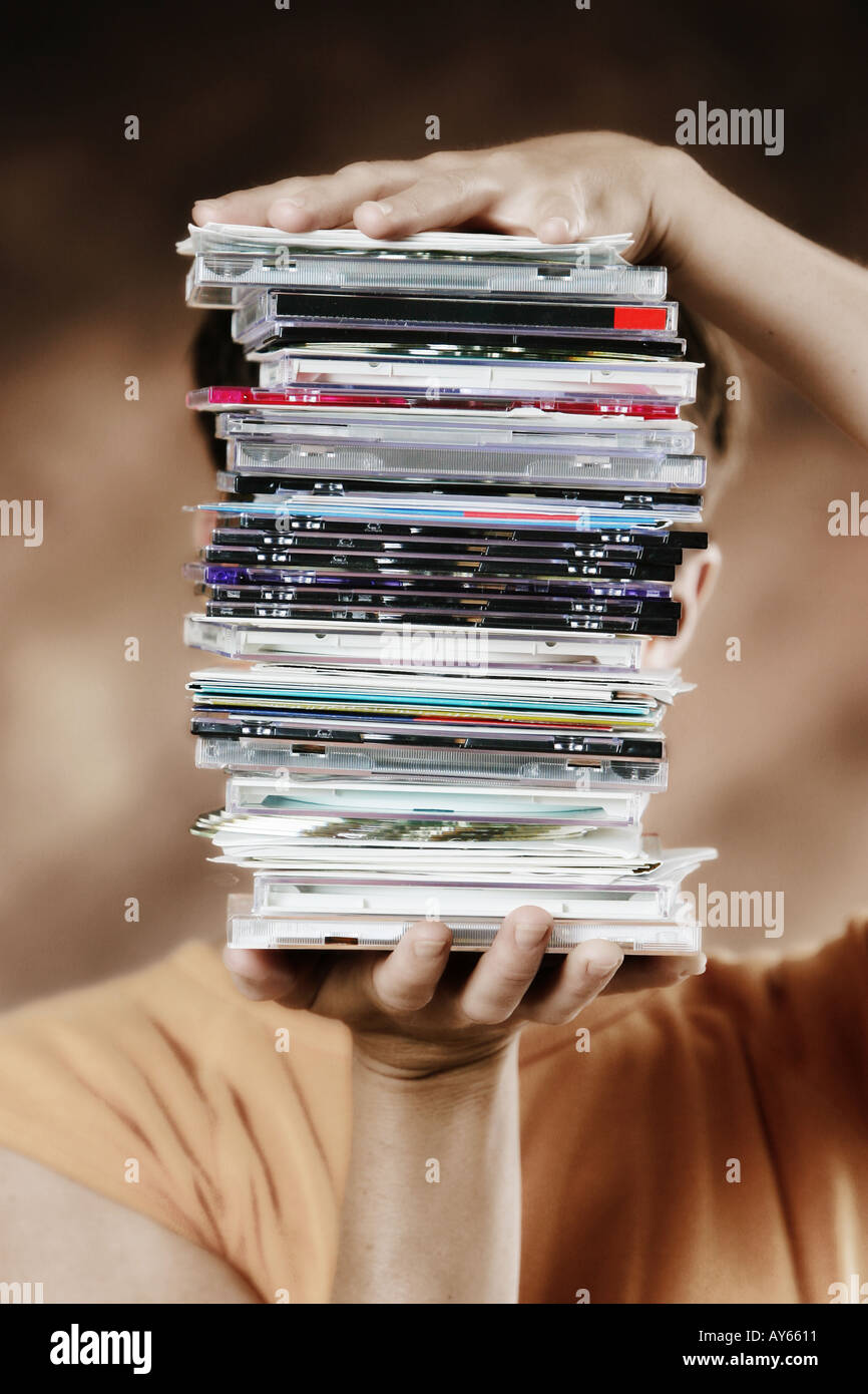 Cds holding hi-res stock photography and images - Alamy