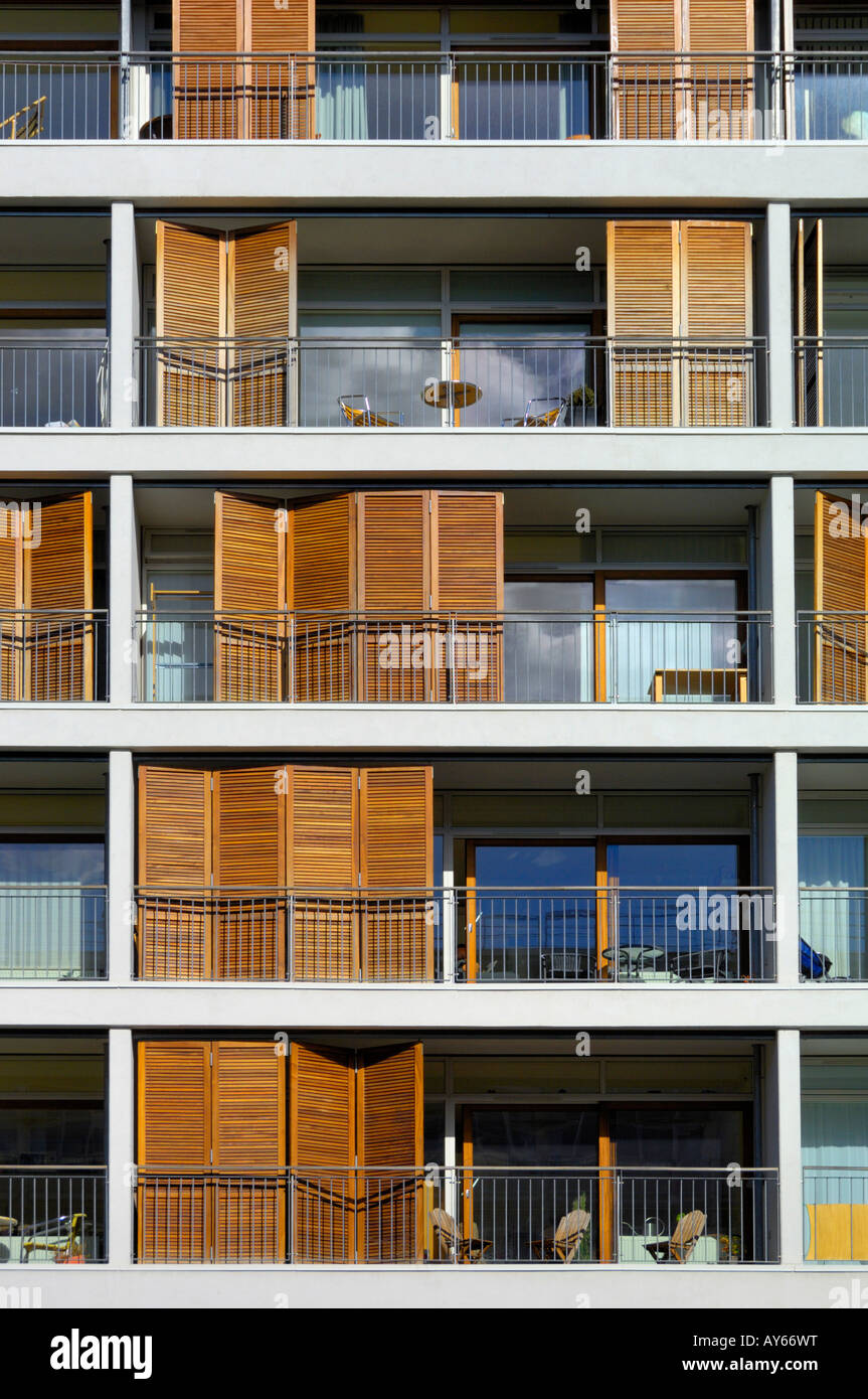 Apartment building Aarhus Denmark Stock Photo