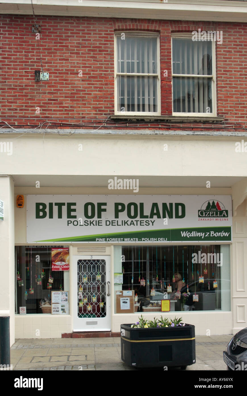 United Kindom, England, Sussex. Polish Delicatessen Stock Photo