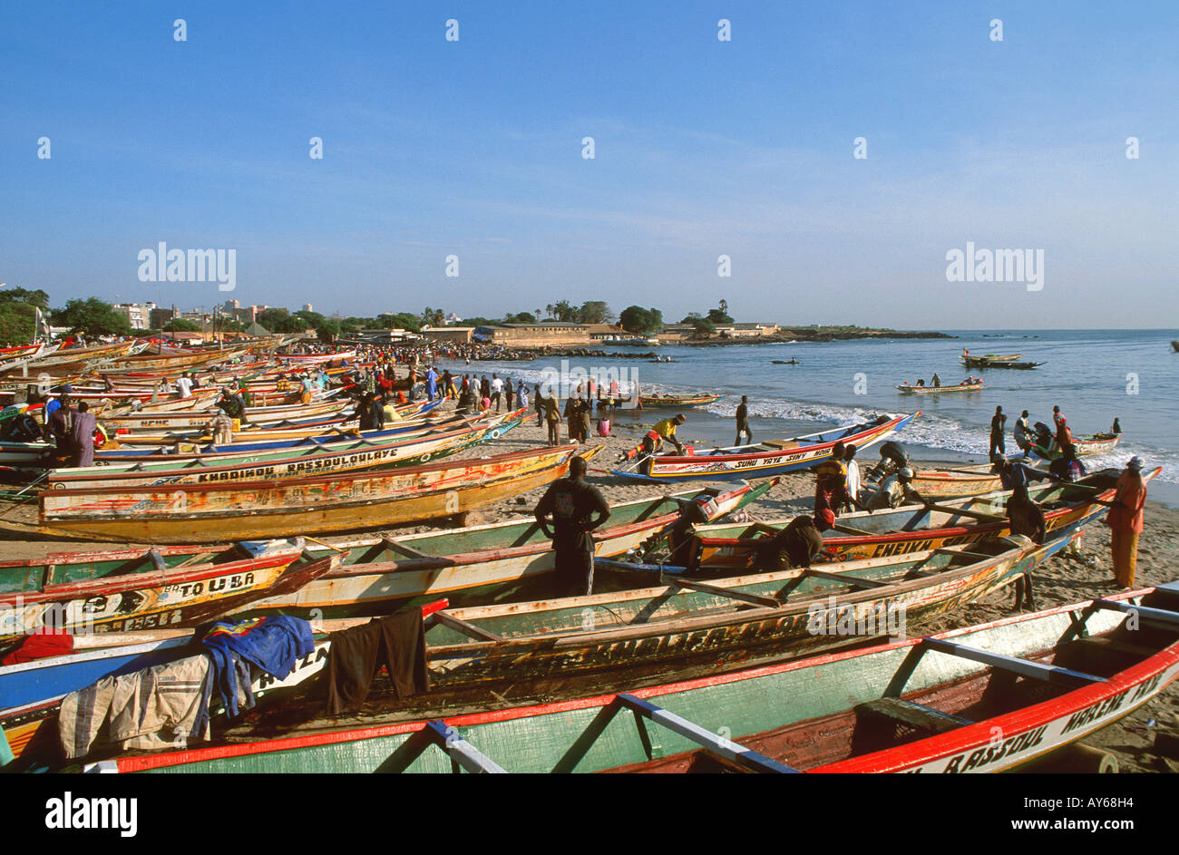 Senegal La Presqu Ile Du Cap Vert Dakar Capitale Soumbedioune Stock Photo Alamy