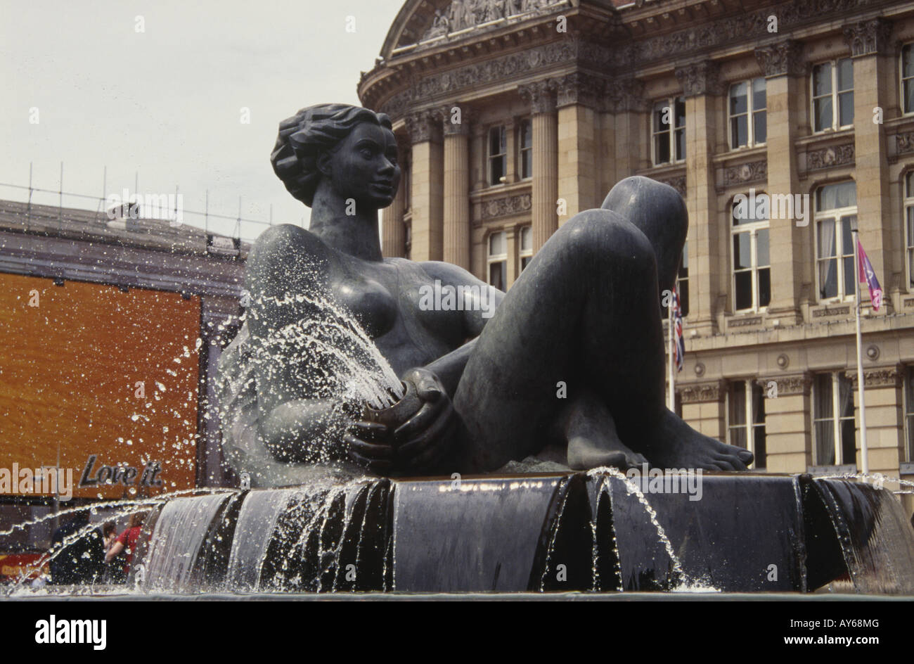 Victoria Square The Floosie in the Jacuzzi Fountain Statue of woman