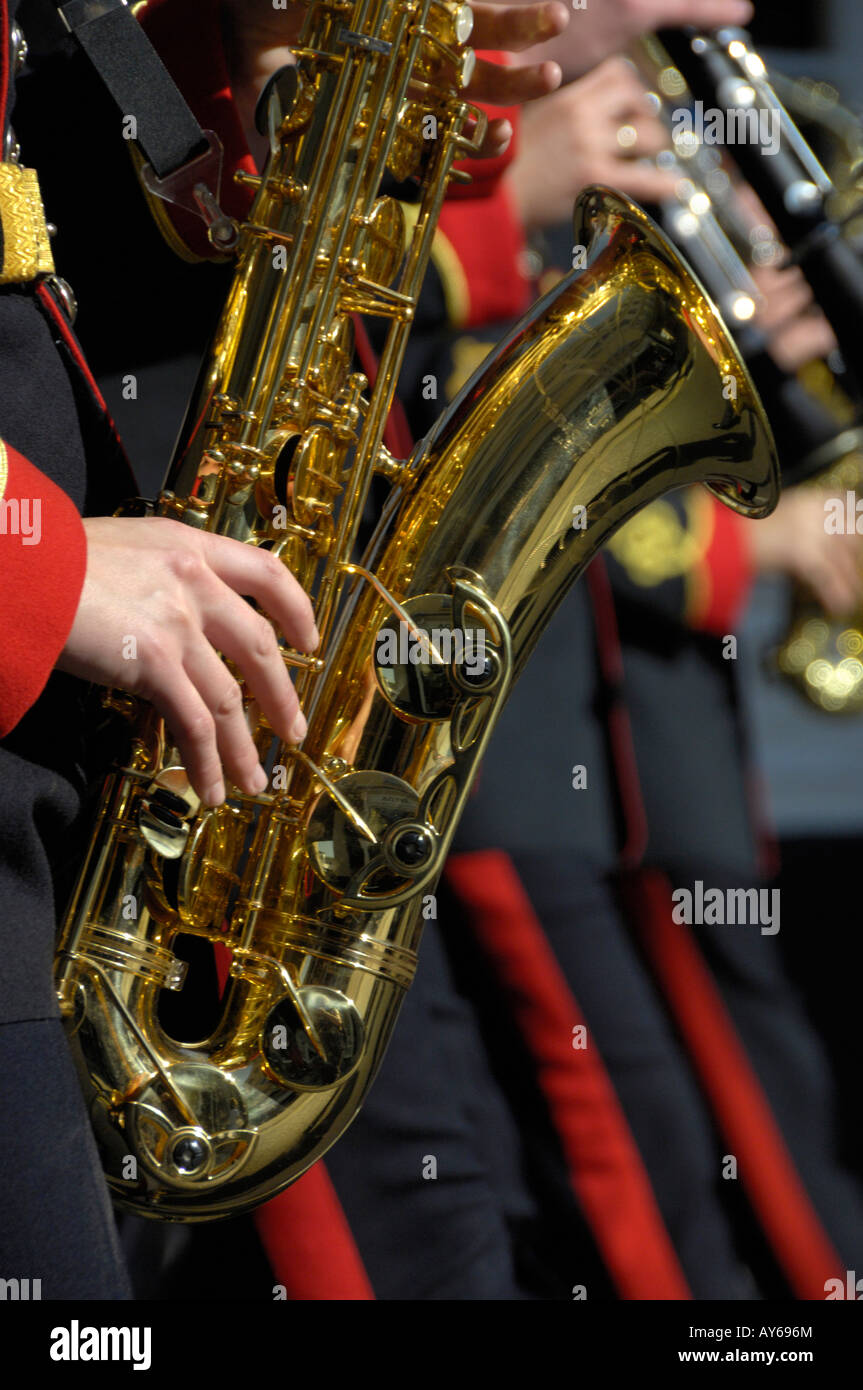 Saxophone Stock Photo