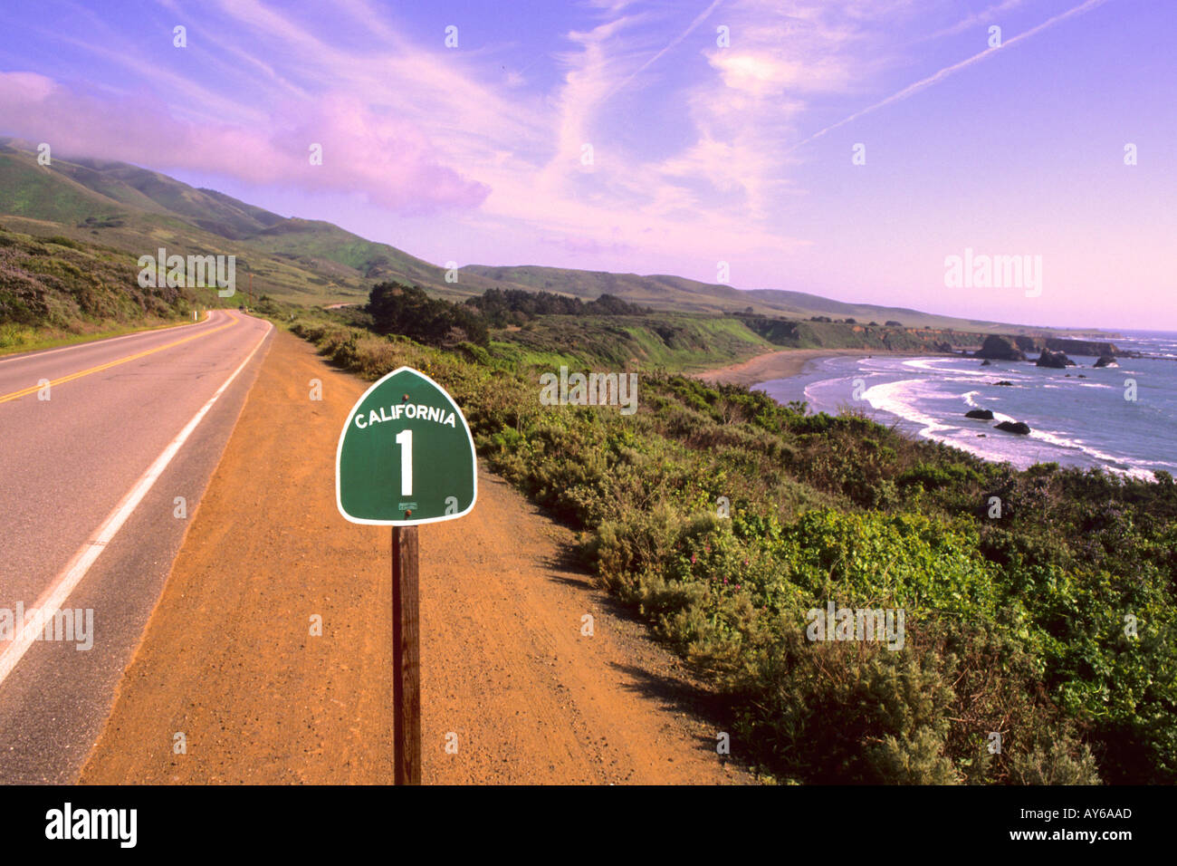 Highway 1 big sur california hi-res stock photography and images - Alamy
