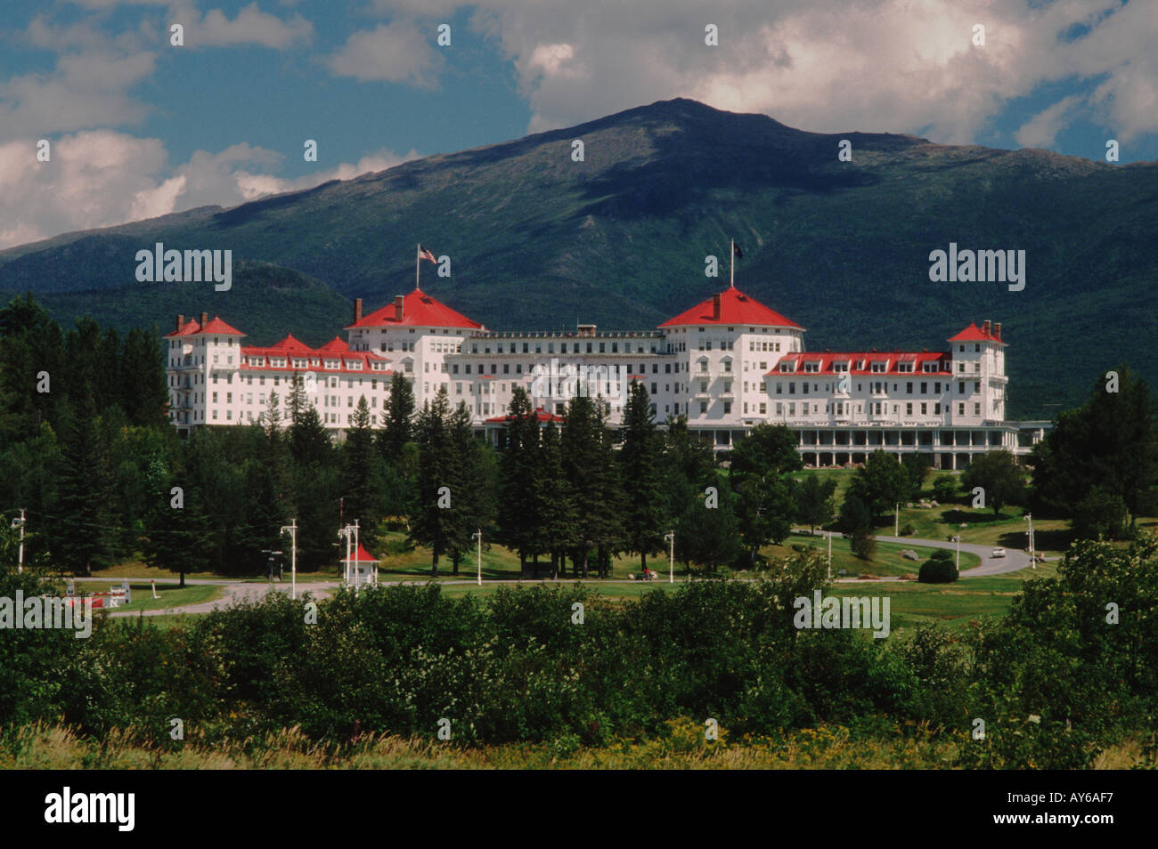 Mount Washington Hotel White Mountains New Hampshire USA Stock Photo