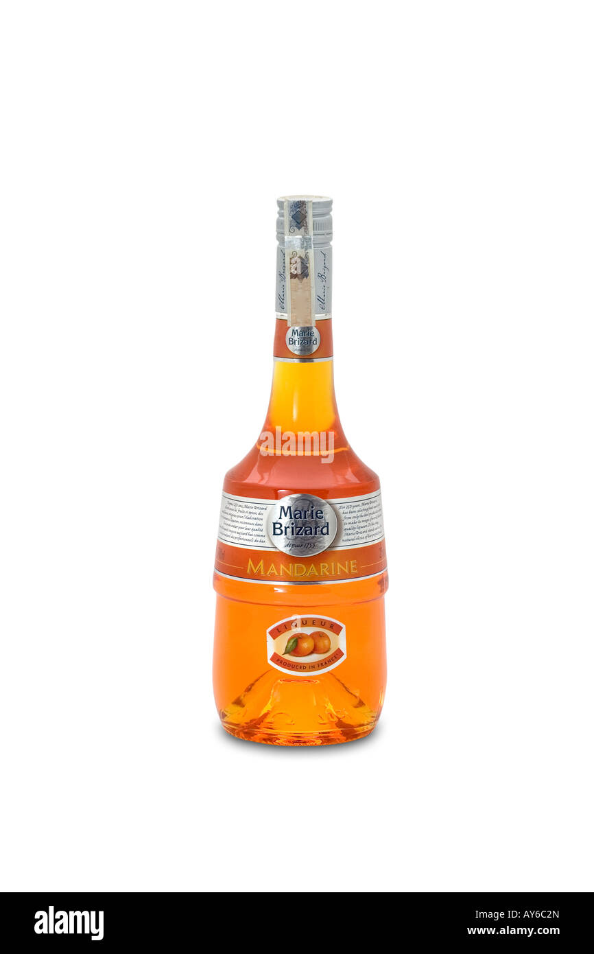marie brizard liqueur France mandarine Stock Photo