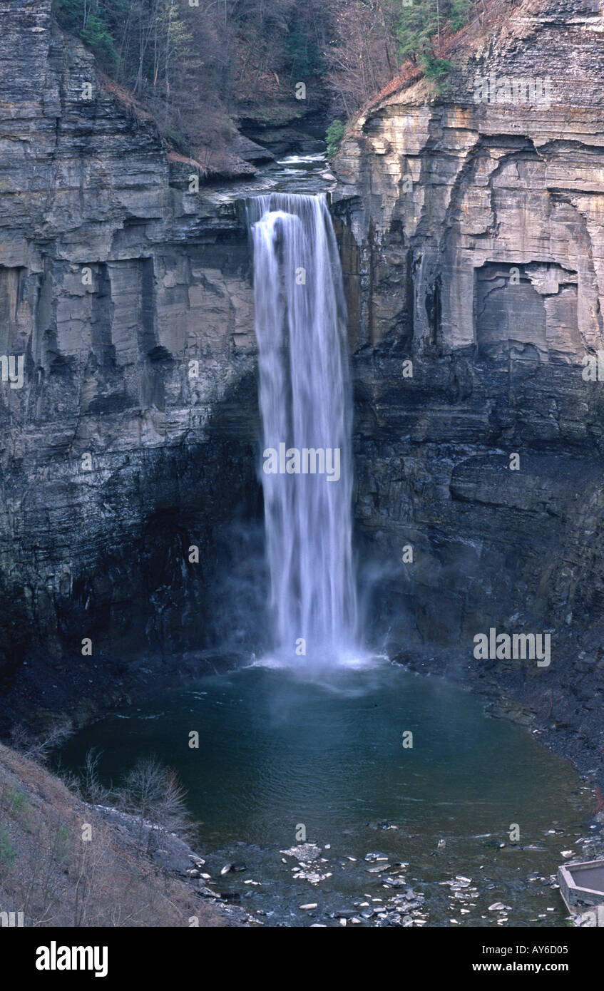 Taughannock Falls Ulysses New York in the Finger Lakes is one of the
