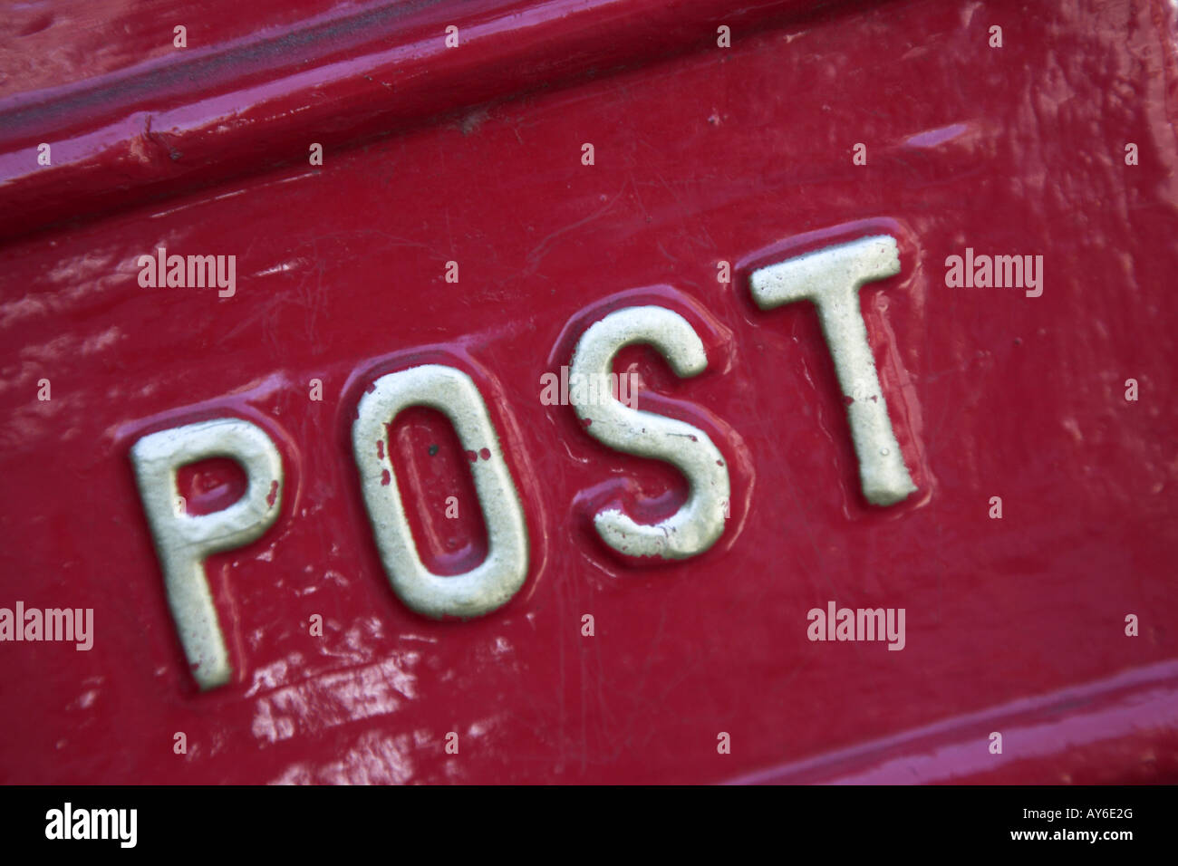 Mailbox in England Stock Photo Alamy