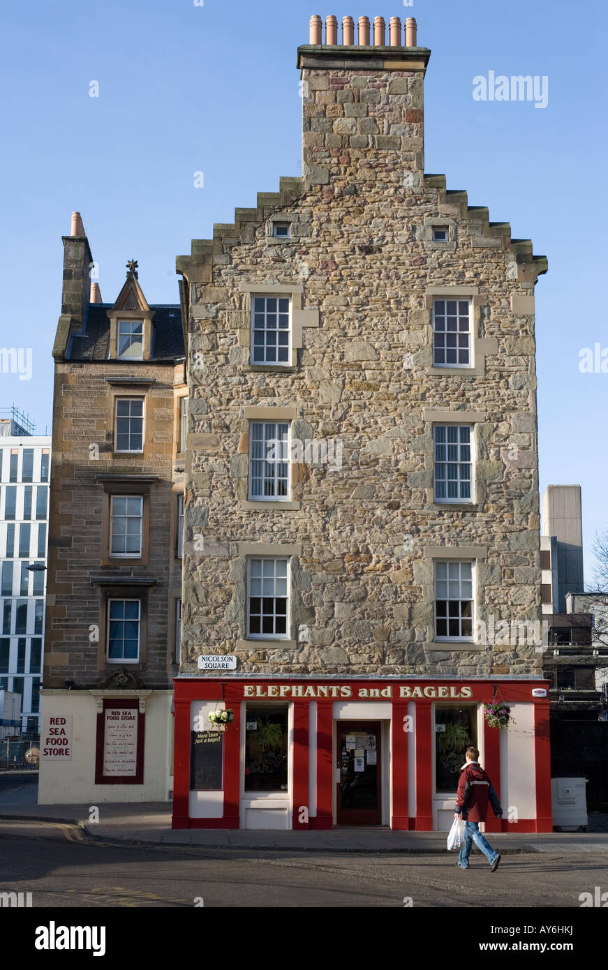 Nicolson Square Edinburgh Scotland Stock Photo Alamy