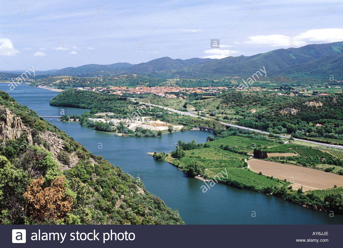France Pyrénées Orientales Vallée de la Têt Vinca Stock Photo 9719725