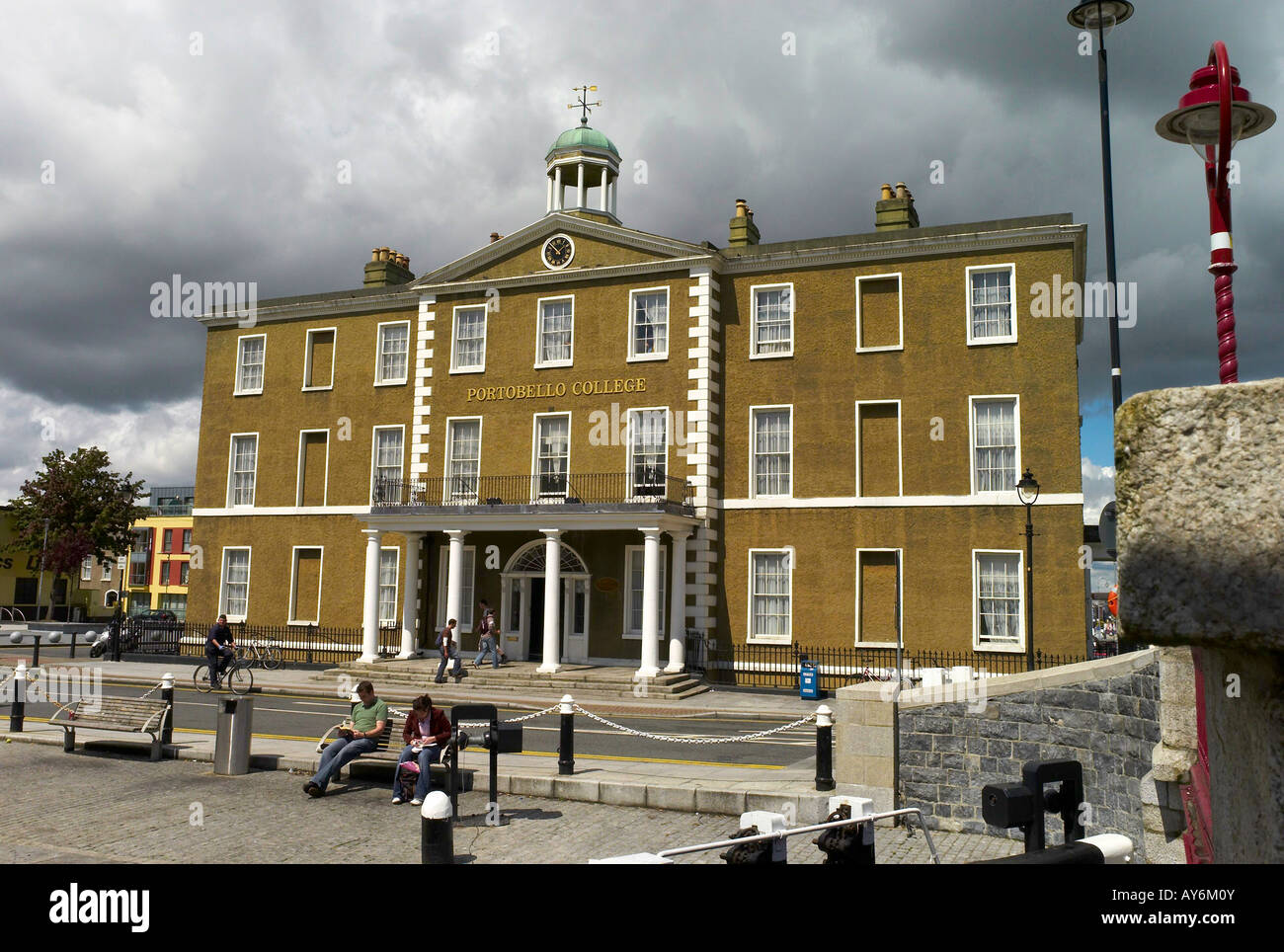 Portobello College, Portobello Bridge, Dublin 6. Ireland Stock Photo