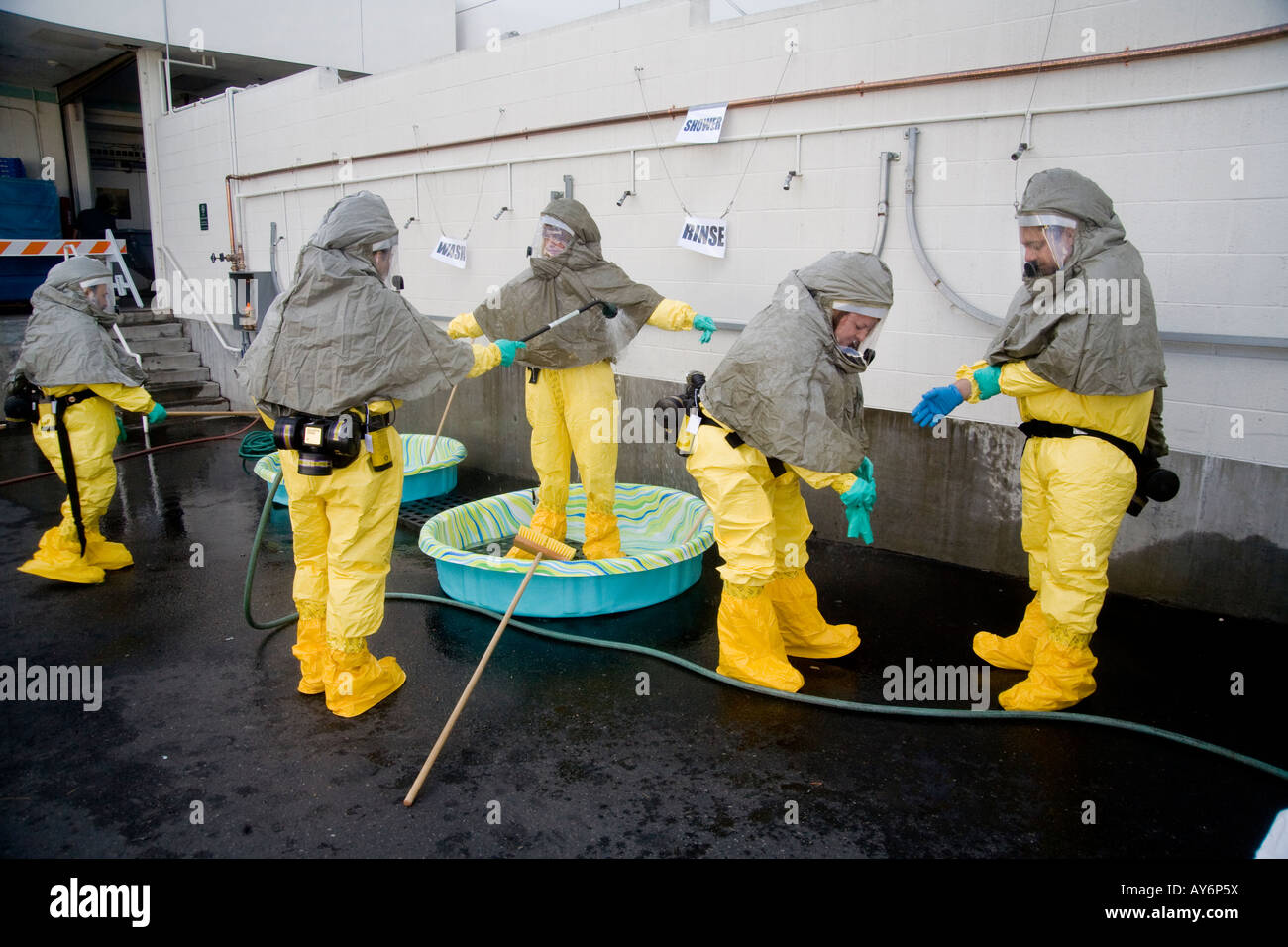 Decontamination Shower Stock Photos & Decontamination Shower Stock