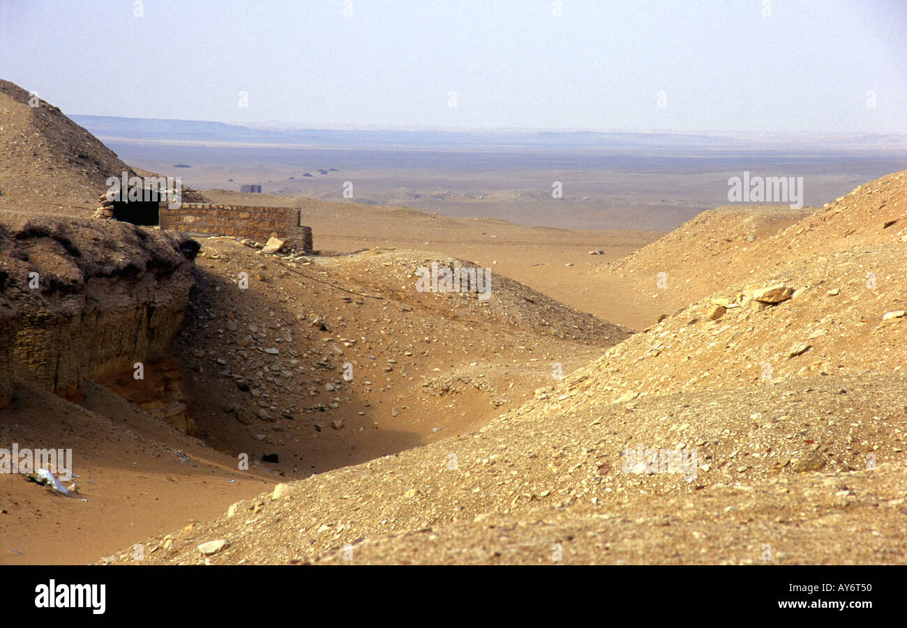 Pyramid Field at Sakkara Saqqara Saqqarah Cairo Arabic Arab Republic of ...