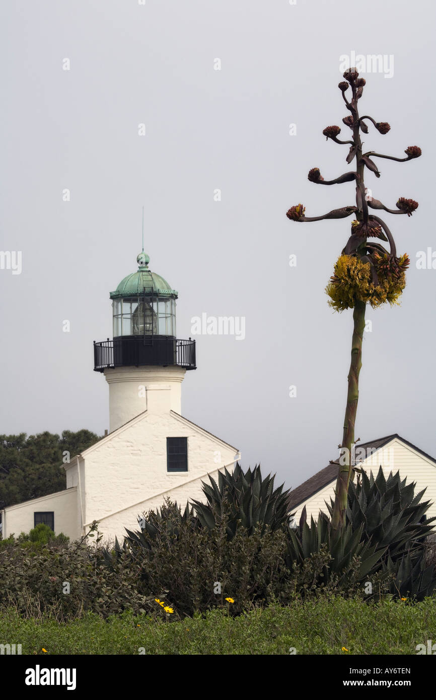 Old Point Loma Lighthouse in San Diego California Stock Photo - Alamy