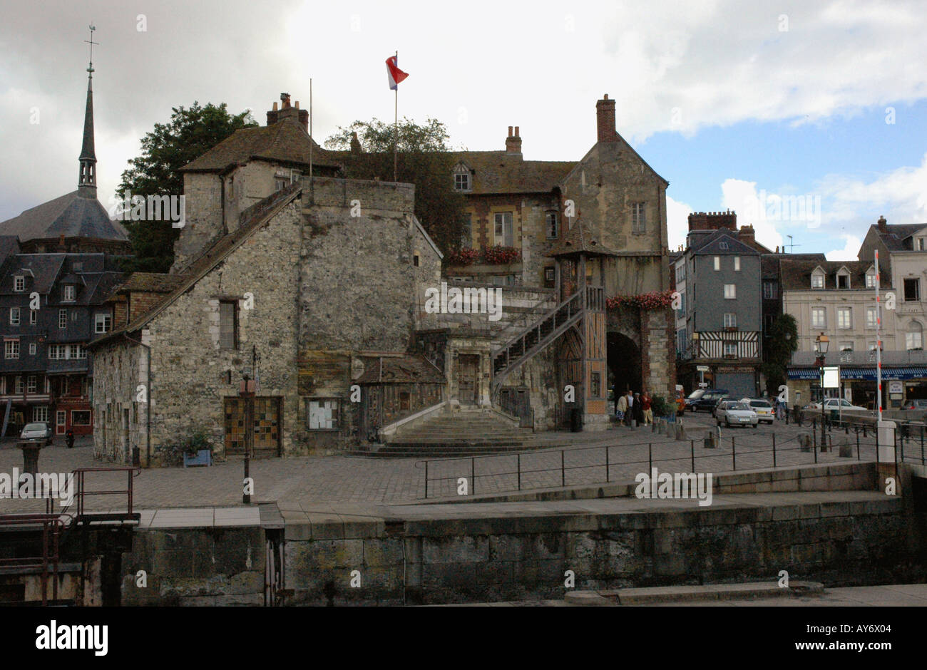 Characteristic View of Honfleur English Channel La Manche Normandy