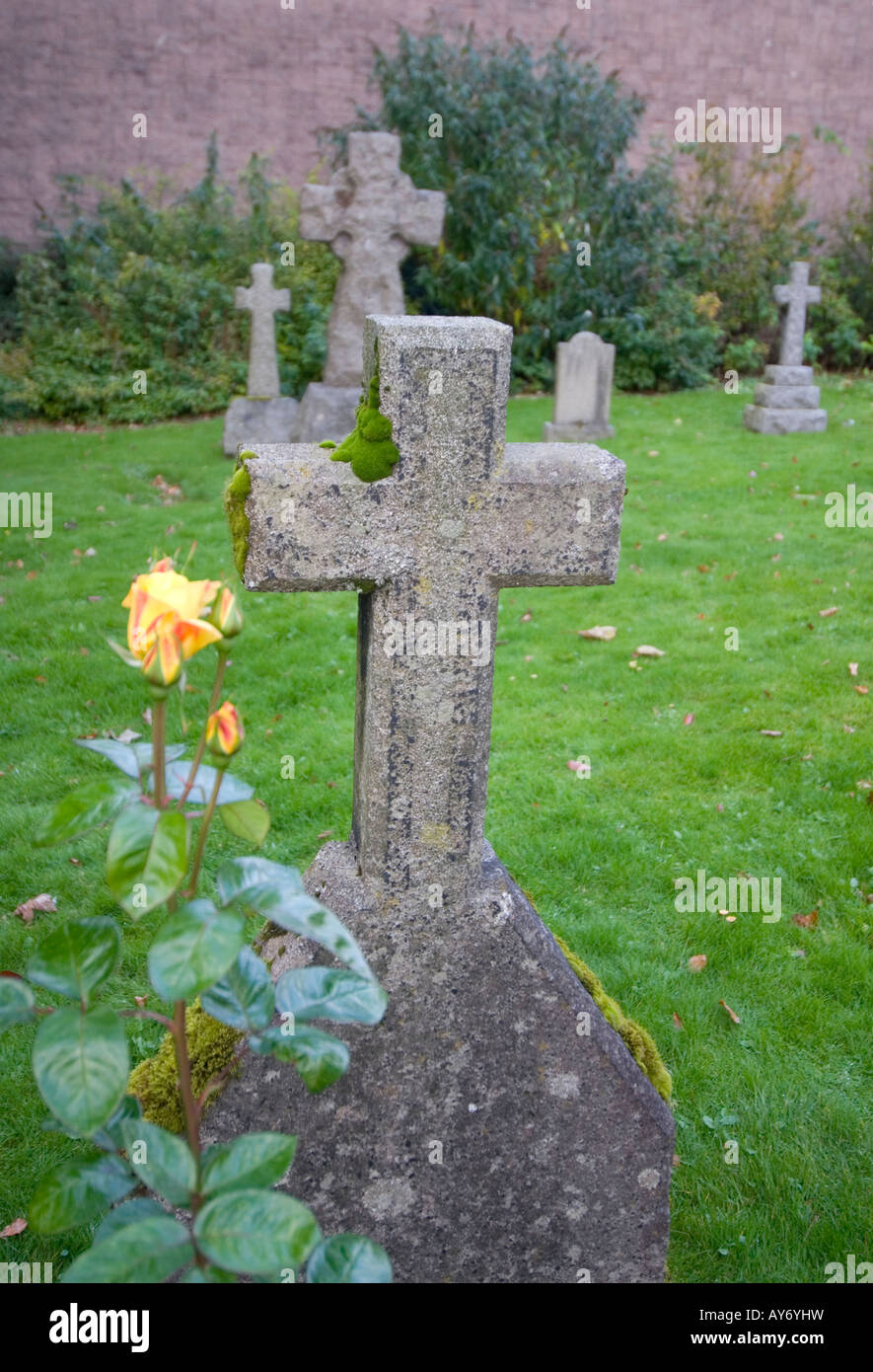 St Andrews Church Cemetery, Fort William, Scotland Stock Photo
