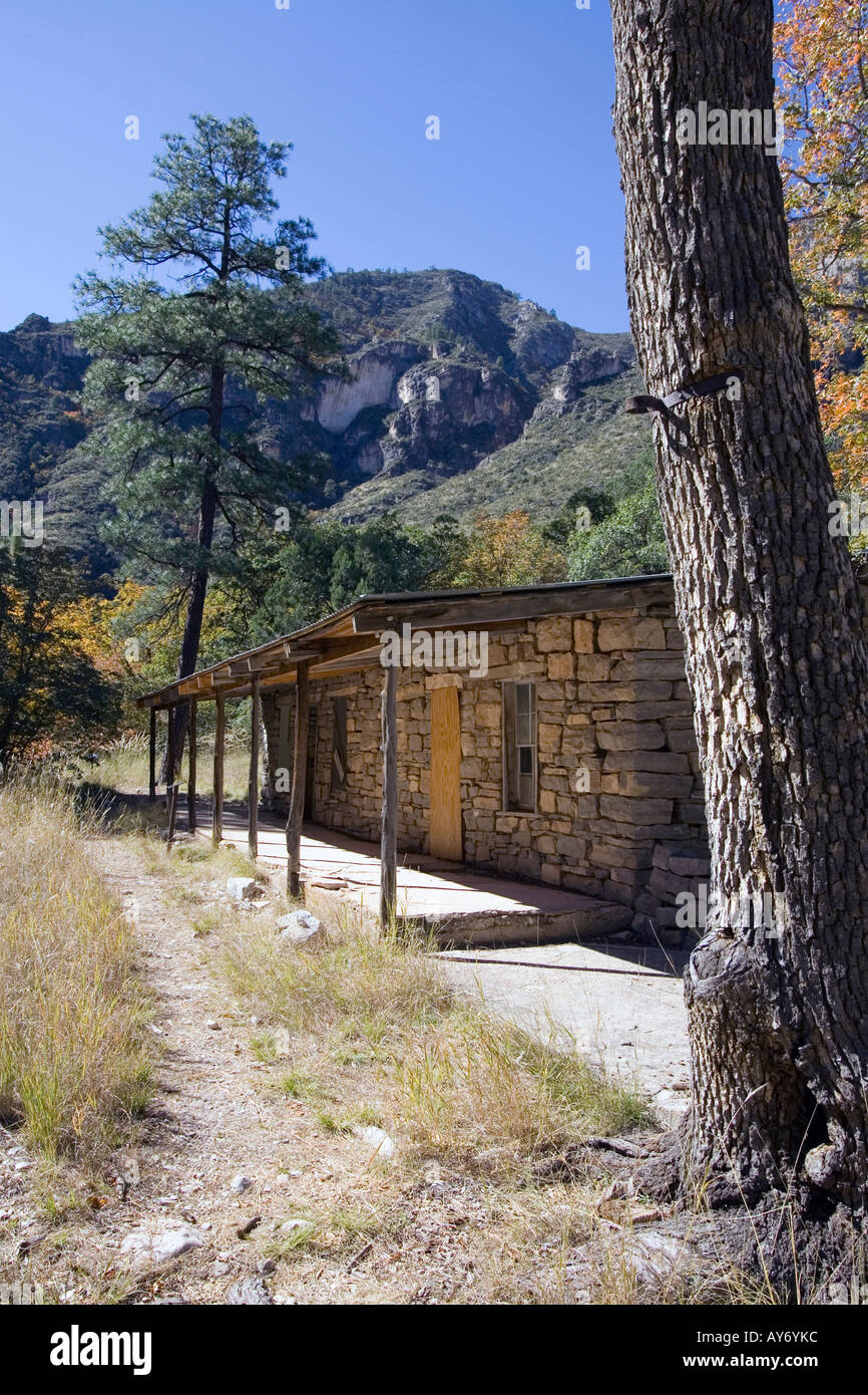 Cabin In Guadalupe Mountains National Park Situated In West Texas
