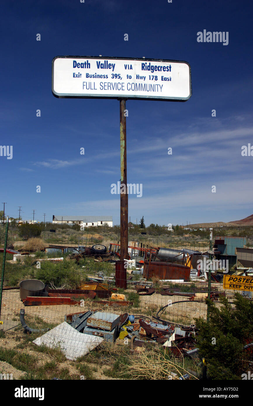 Death valley national park sign hi-res stock photography and images - Alamy