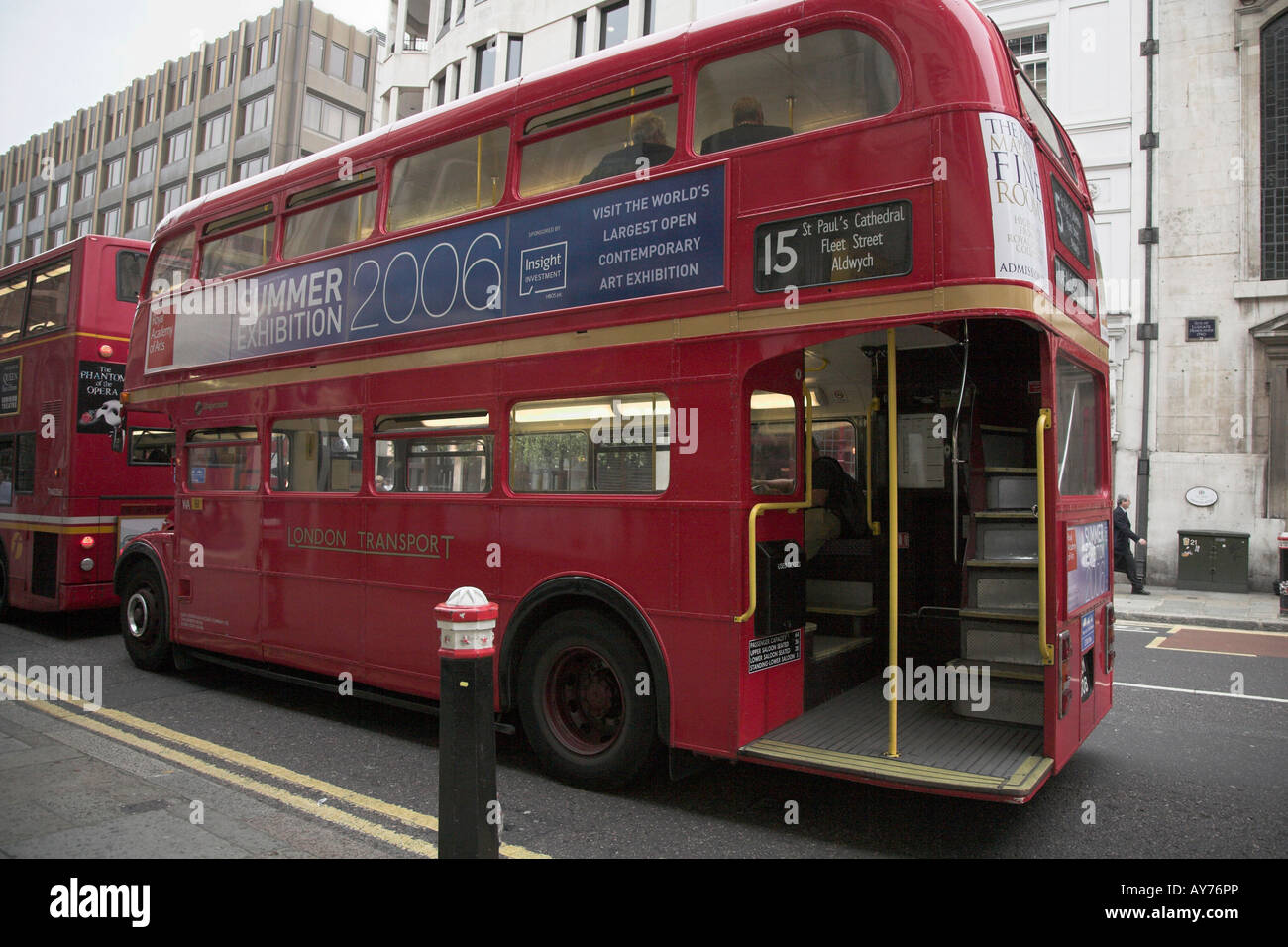 English bus, double-decker Stock Photo