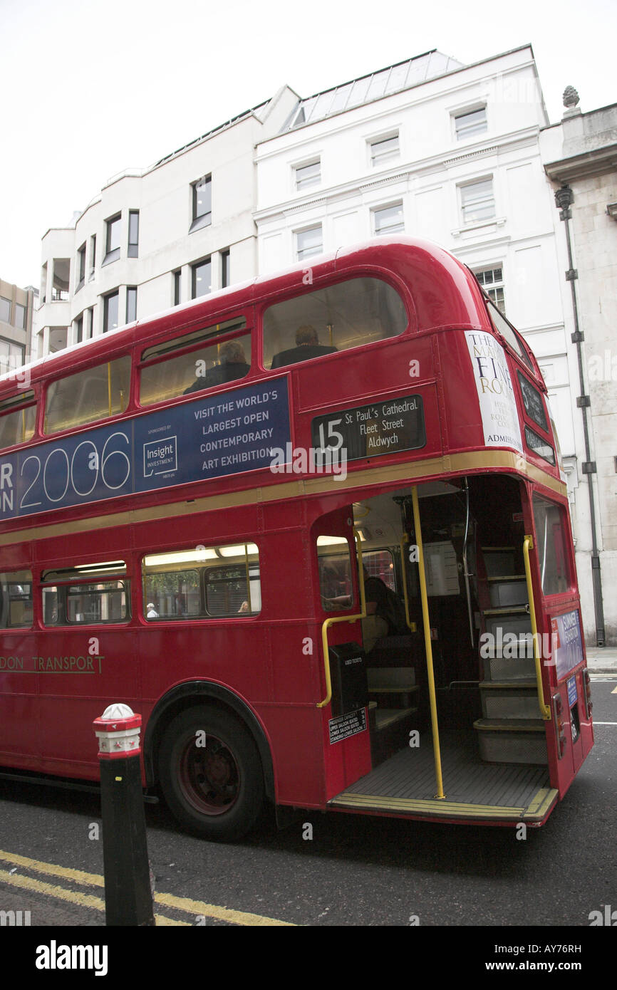 English bus, double-decker Stock Photo
