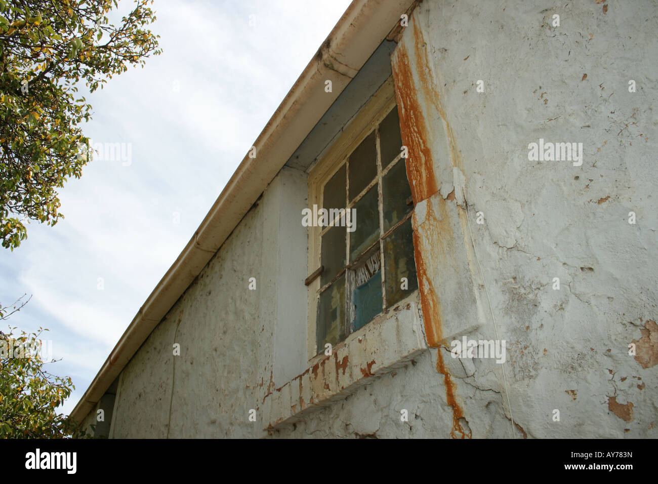 Old rusting window on a an old farmhouse in Australia approximately 150 ...