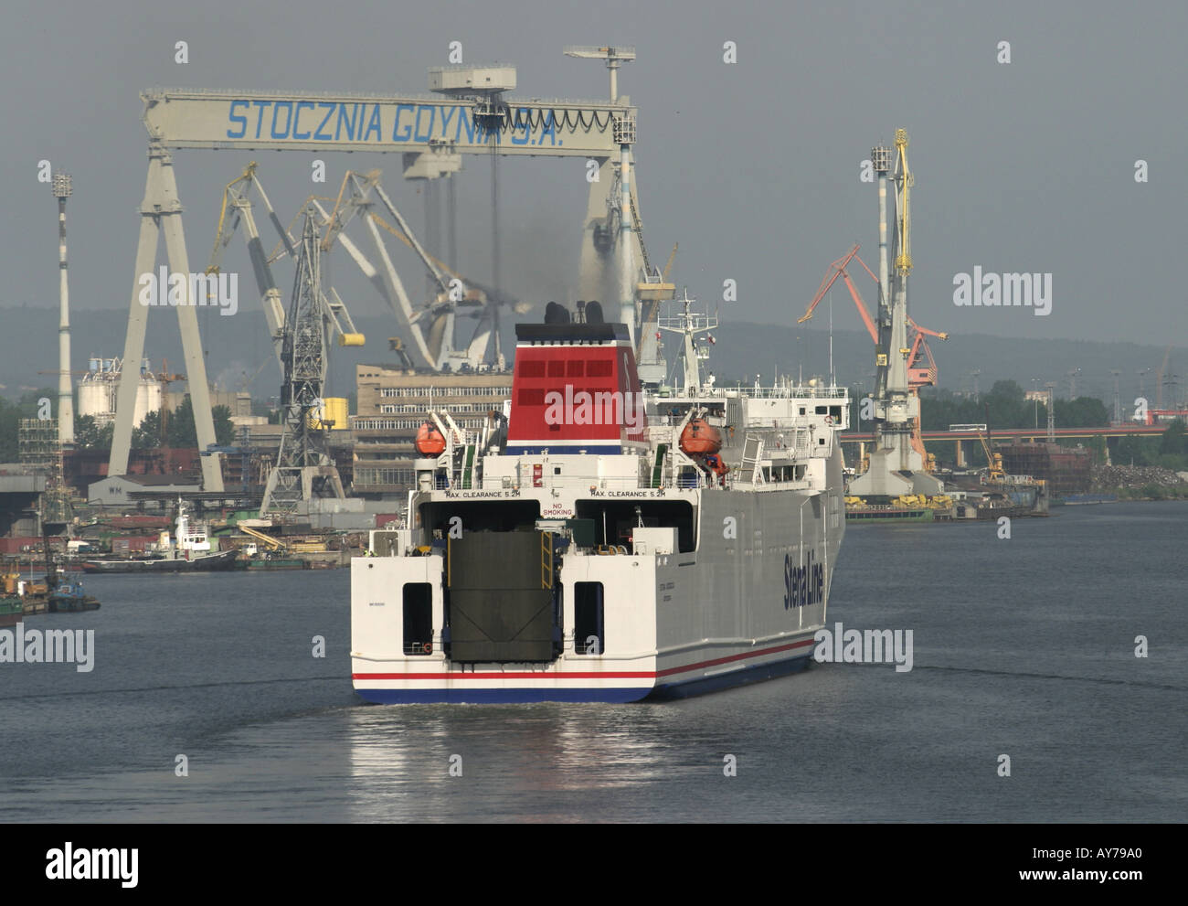 Poland Gdynia Docks Stock Photo